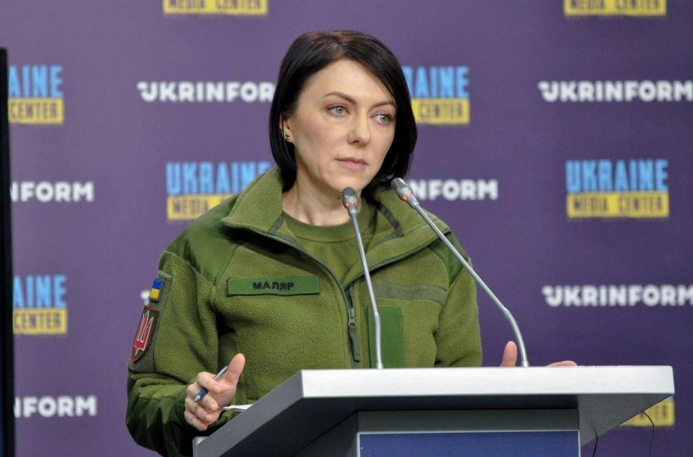 11.mai.2022 - Hanna Maliar, vice-ministra da Defesa da Ucrânia - Reprodução