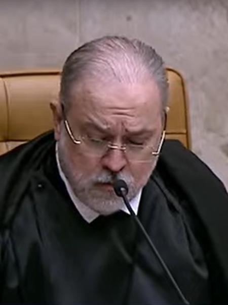 O procurador-geral Augusto Aras""homo brasiliensis" - Reprodução