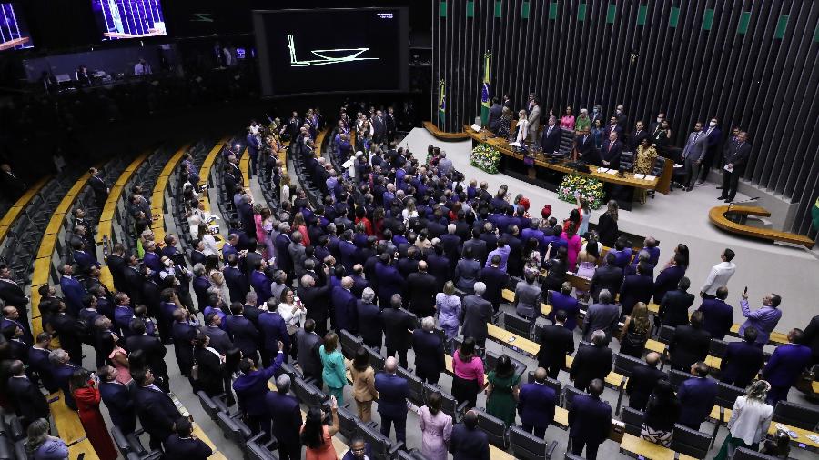 Posse de deputados na Câmara, em Brasília  - Bruno Spada/Câmara dos Deputados