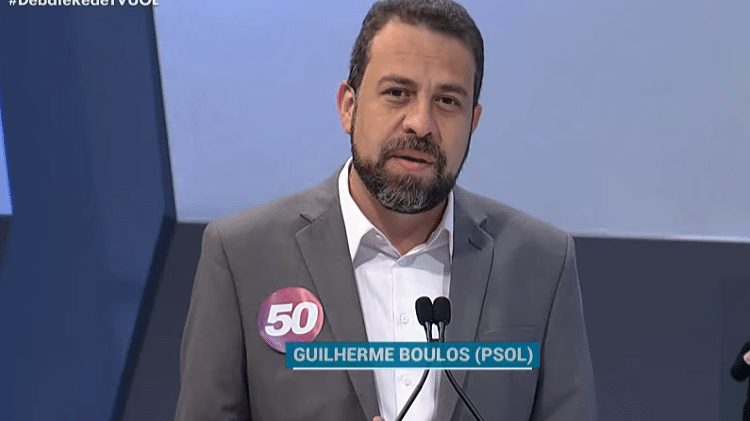 Guilherme Boulos em debate RedeTV!/ UOL