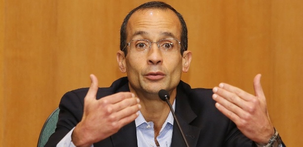O empreiteiro Marcelo Odebrecht em depoimento à CPI da Petrobras, em 2015 - Giuliano Gomes/Folhapress