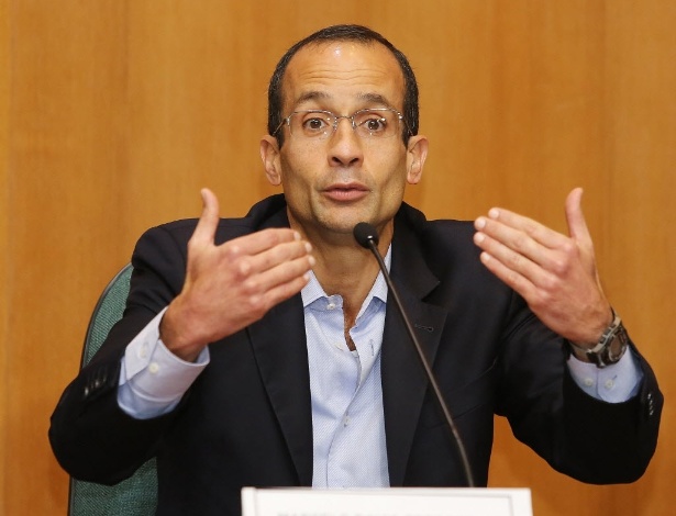 Marcelo Odebrecht durante depoimento à CPI da Petrobras, em setembro de 2015 - Giuliano Gomes/Folhapress