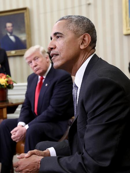 Donald Trump e Barack Obama - Win McNamee/Getty Images