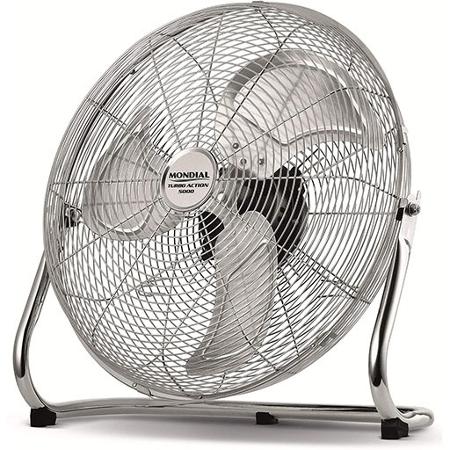 Com calor? A gente ajuda a escolher o ventilador certo para sua necessidade - 13/10/2020 6 Mondial Turbo Action 5000 Ventilador de Piso, 3 Velocidades, Prata - Divulgação - Divulgação