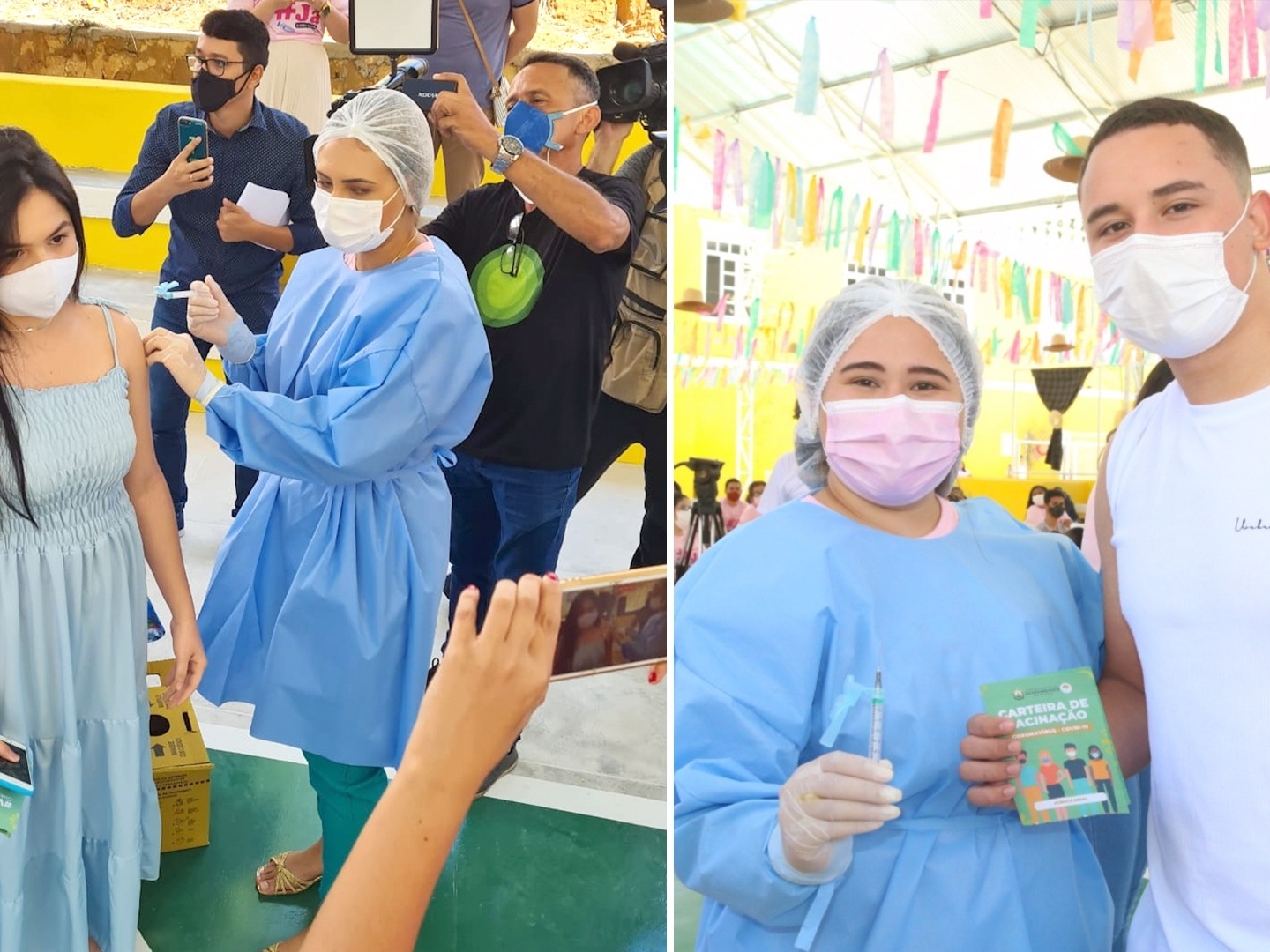 Jovens encerram vacinação em cidade 100% imunizada: 'Gratidão'