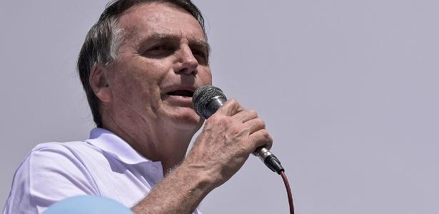 Jair Bolsonaro fala durante evento em Belo Horizonte