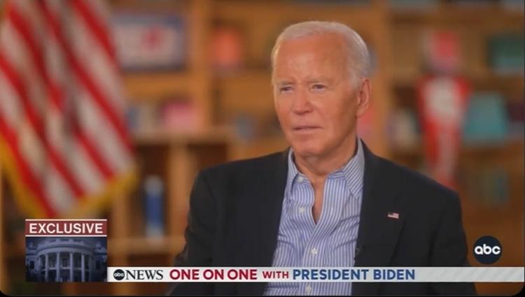 Biden concedeu entrevista à ABC News 