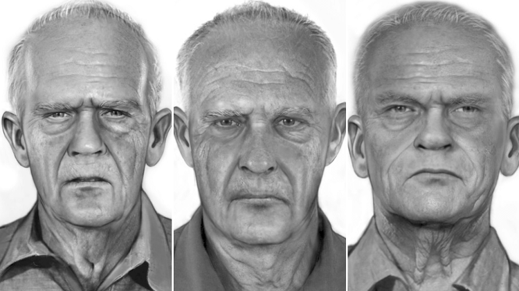 Fugitivos de alcatraz, John Anglin, Clarence Anglin e Frank Morris, em retratos feitos pelo U.S. Marshals Service Fugitivos de alcatraz, John Anglin, Clarence Anglin e Frank Morris, em retratos feitos pelo U.S. Marshals Service