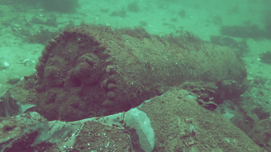 Substâncias tóxicas de milhares de bombas da 2ª Guerra Mundial vazam há anos nos mares Báltico e do Norte - Geomar Helmholtz Centre for Ocean Research/Divulgação