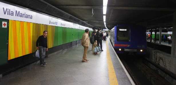 Estação Vila Mariana do Metrô, na zona sul de São Paulo - Rivaldo Gomes/Folhapress