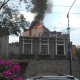 19.set.2017 - Foto registra incêndio em prédio após terremoto atingir a Cidade do México - REUTERS