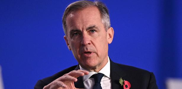 3.nov.2021 - O enviado das Nações Unidas para finanças e clima, Mark Carney, na COP26, em Glasgow