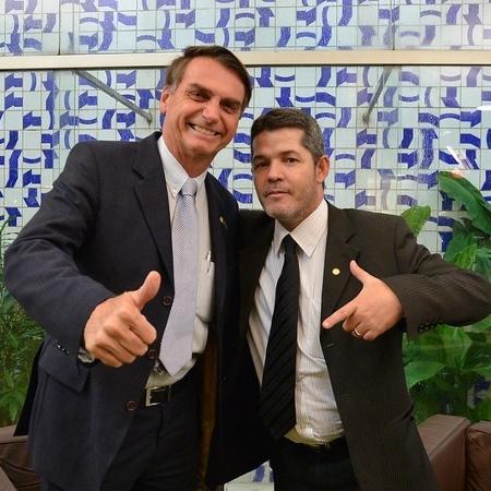 O presidente Jair Bolsonaro e o deputado federal Delegado Waldir já foram aliados  - Reprodução