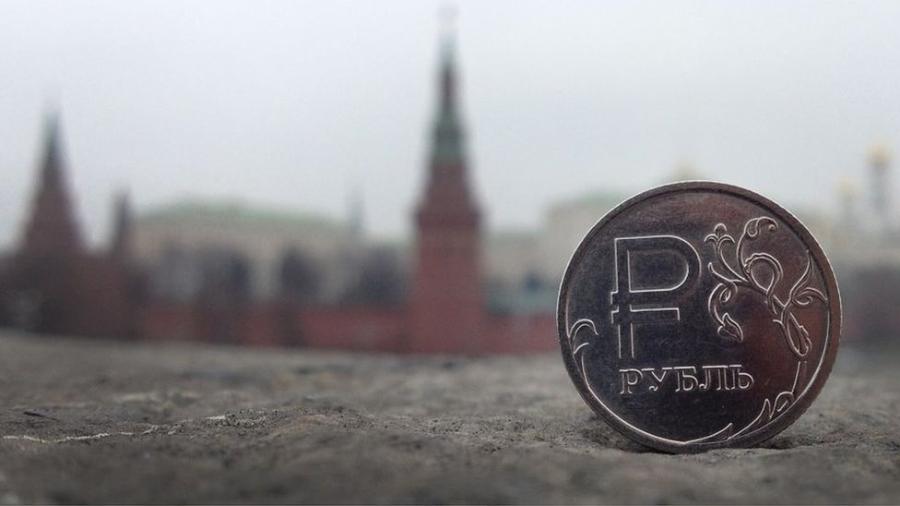 Tombo do rublo é registrado após a Rússia ser acusada de entrar em inadimplência - GETTY IMAGES