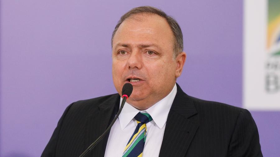 General Eduardo Pazuello em dezembro de 2020, quando ainda era ministro da Saúde - Isac Nóbrega/PR