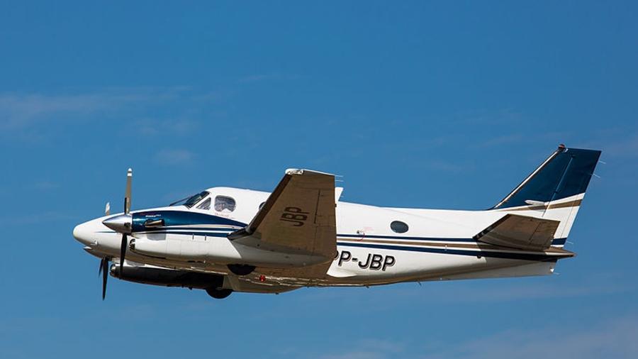 O modelo Beechcraft King Air C90GTi é um bimotor turboélice de pequeno porte