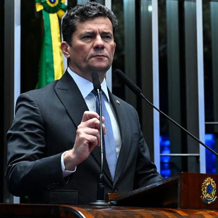 Senador Sergio Moro discursa no plenário, em outubro de 2025 Senador Sergio Moro discursa no plenário, em outubro de 2025