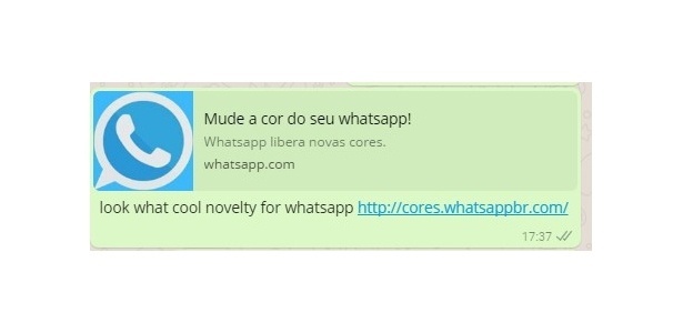 Mude a cor do seu Whatsapp - Reprodução - Reprodução