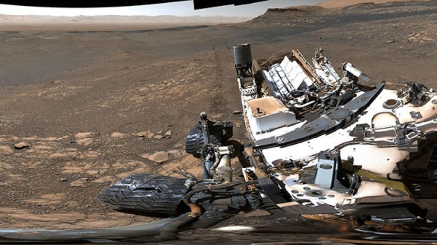 Foto panorâmica de Marte - NASA/JPL-Caltech/MSSS