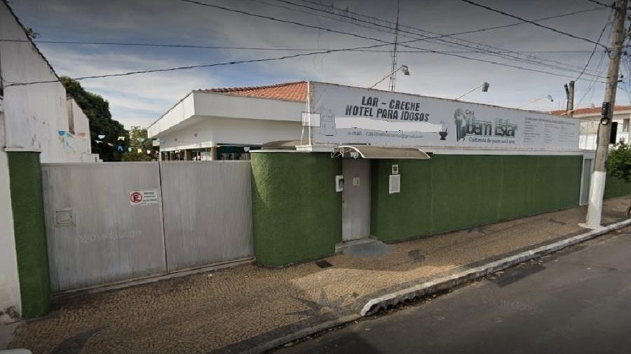 Casa de repouso Bem Estar, em Itu, interior de São Paulo - Reprodução/Google Street View
