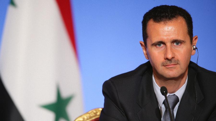 O presidente da Síria, Bashar al Assad, afirmou que as críticas ocidentais às eleições presidenciais em seu país "não têm nenhum valor" - Pool BENAINOUS/HOUNSFIELD/Gamma-Rapho via Getty Images