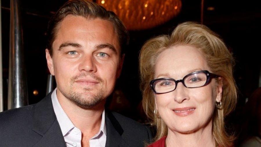 Leonardo DiCaprio e Meryl Streep no Bafta. - Reprodução/Vanity Fair