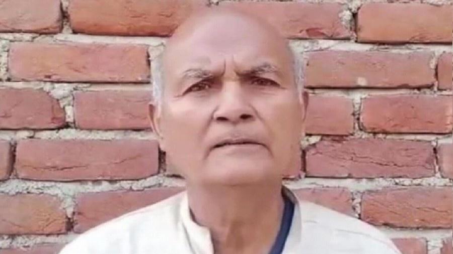 Brahmdeo Mandal, idoso indiano que tomou pelo menos oito doses de vacinas contra covid  - Reprodução