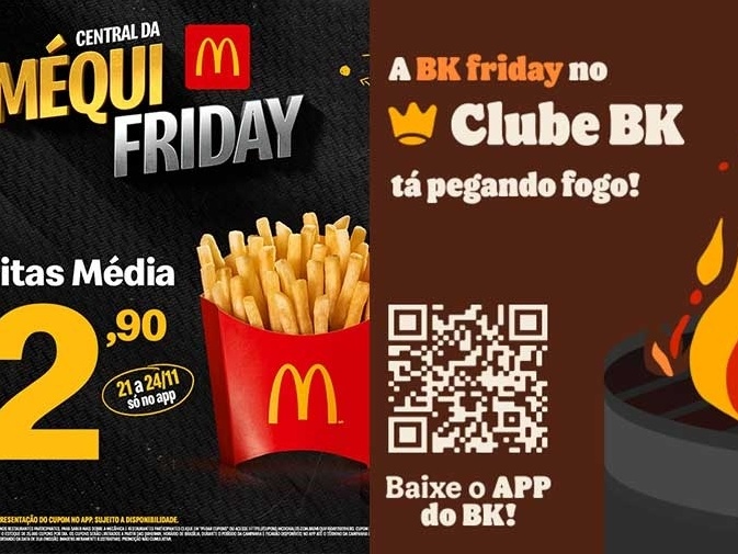 Black Friday: veja ofertas do McDonalds, Burger King, Subway e mais