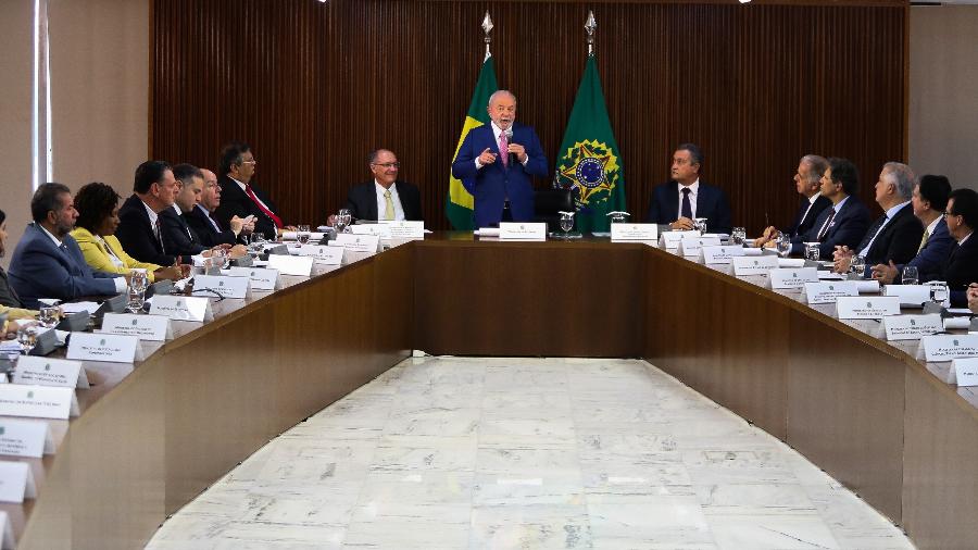 Lula realiza a primeira reunião ministerial: recados foram dados - WILTON JUNIOR/ESTADÃO CONTEÚDO