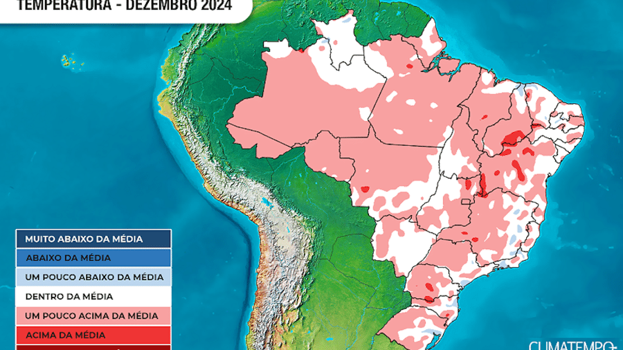 Não estão previstas ondas de calor para dezembro, mas altas temperaturas se farão presentes