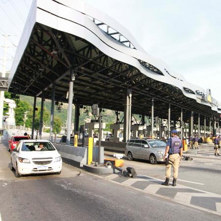 Arquivo - Praça de pedágio da Linha Amarela de concessão com a Linha Amarela S/A (Lamsa), no Rio de Janeiro - Jose Lucena/Futura Pressa/Estadão Conteúdo