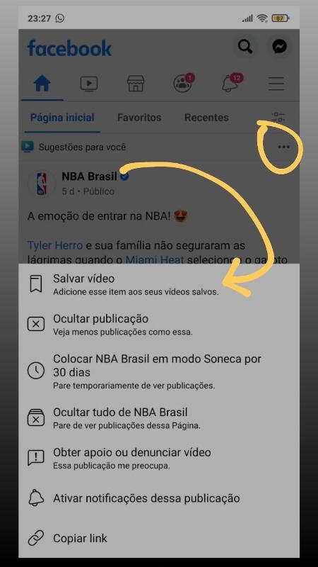 Como baixar vídeo do  no celular