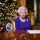24.dez.2020 - Foto mostra a rainha Elizabeth após ter gravado sua tradicional mensagem de Natal - Victoria Jones/AFP