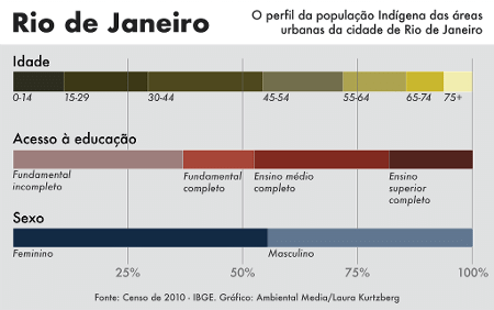 Perfil da população indígena em áreas urbanas da cidade do Rio - Mongabay - Mongabay