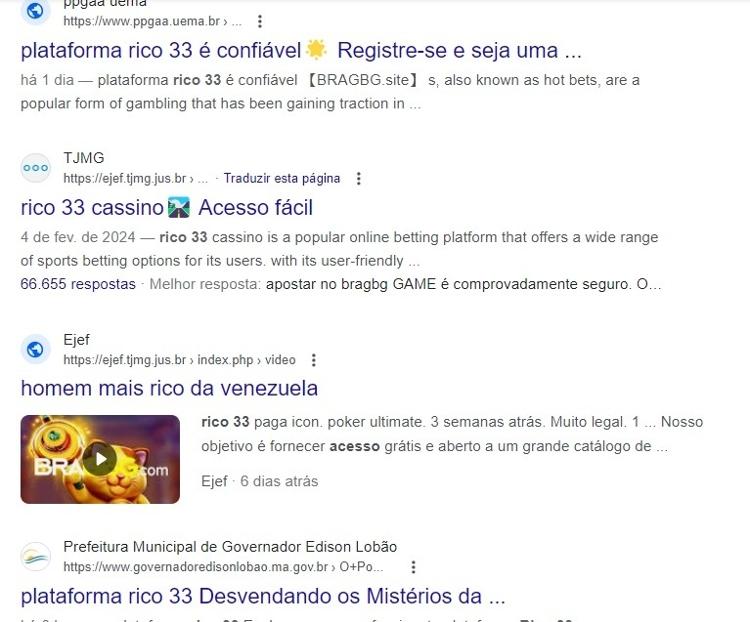 Resultado de busca sobre cassinos online no Google aponta para paginas oficiais invadidas