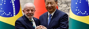 Lula volta da China com reforço para cooperação estratégica em IA (Foto: Tingshu Wang/Pool/AFP)