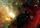 Objeto estranho é visto na Via Láctea, e cientistas tentam entender o que é (Foto: Divulgação/NASA/CXC/SAO/N. Wolk)