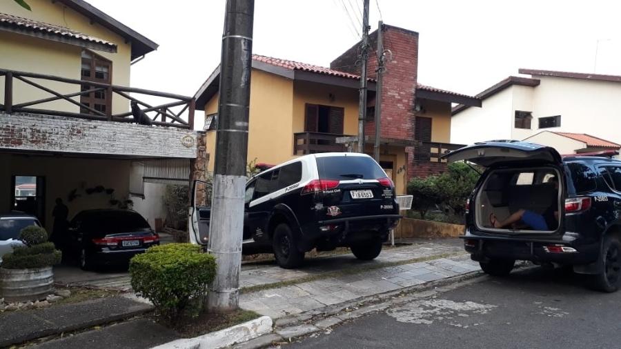 250 policiais civis foram para diligências, nesta quinta-feira (24), em 22 municípios de SP durante operação Transponder - 24.jan.2019 - Divulgação/Polícia Civil