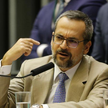 15.mai.2019 - O ministro da Educação Abraham Weintraub fala na Câmara - Dida Sampaio/Estadão Conteúdo