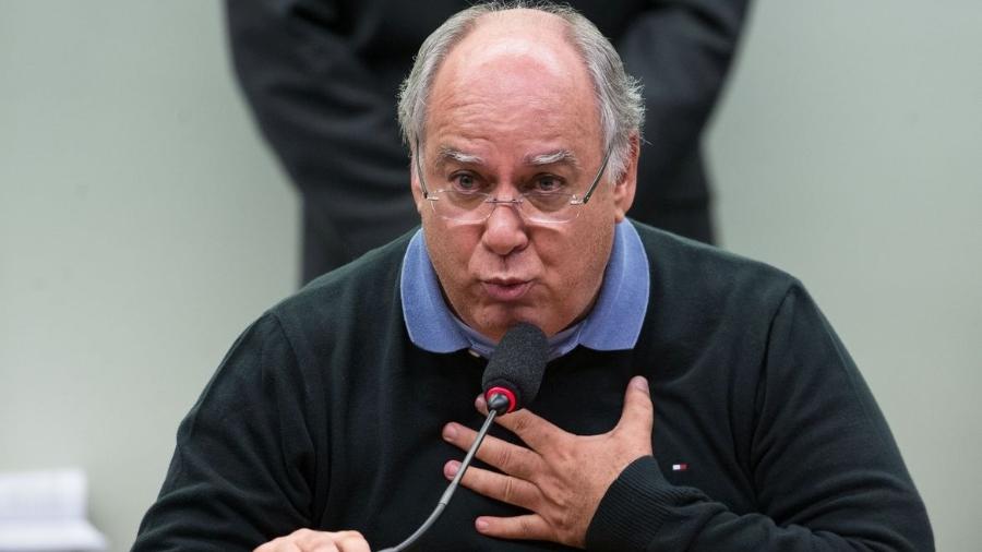 5.mai.2017 - Renato Duque, ex-diretor da Petrobras, é interrogado pelo então juiz federal Sergio Moro - Marcelo Camargo/Agência Brasil