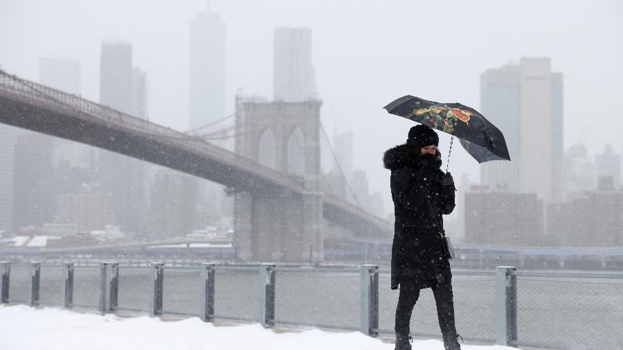 Nevasca nos Estados Unidos matou mais de 60 pessoas no país - REUTERS/Andrew Kelly
