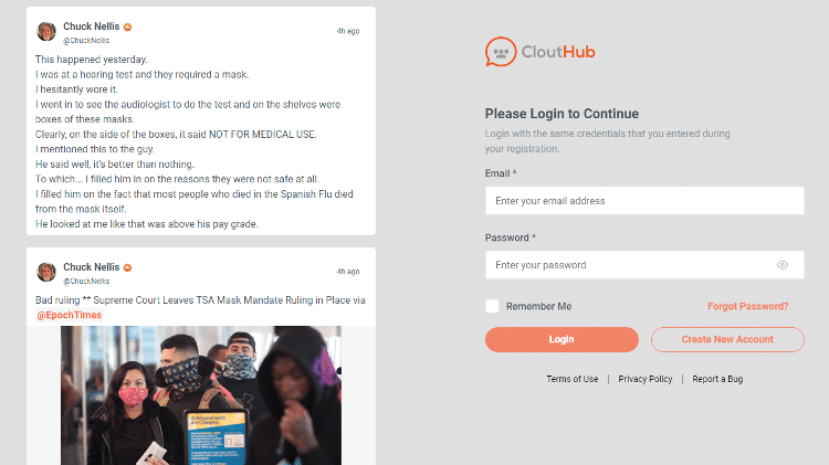 clouthub login