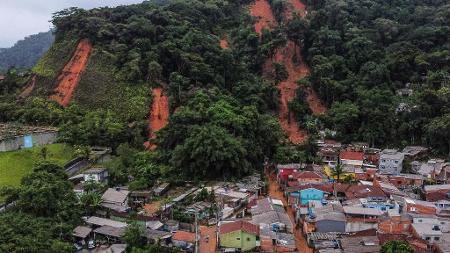 Destruição em Juquehy, São Sebastião (SP) - Fernando Marron/AFP - Fernando Marron/AFP