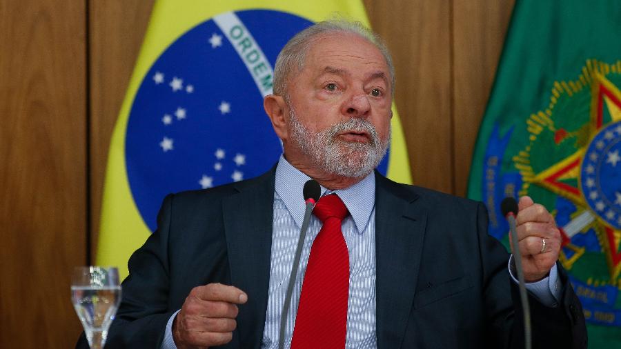 O presidente Lula teve fala considerada preconceituosa durante reunião em Brasília com ministros e governadores sobre violência nas escolas - Pedro Ladeira/Folhapress