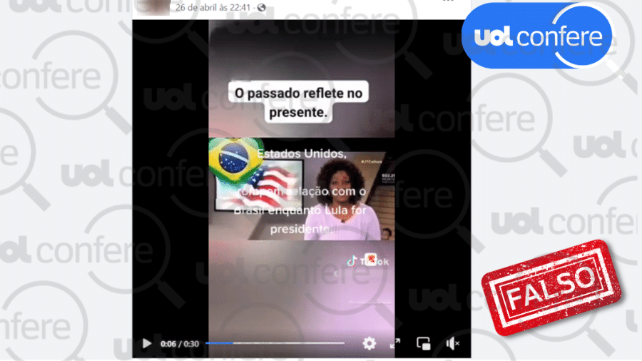 05.mai.2023 - Matéria da TV Cultura está disponível no Youtube com o título "Congressistas norte-americanos denunciam presidente Bolsonaro" - Arte/UOL sobre Reprodução Facebook