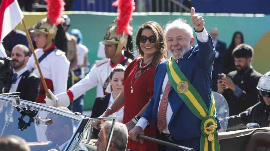 Presidente Lula desfila no 7 de Setembro em Brasília