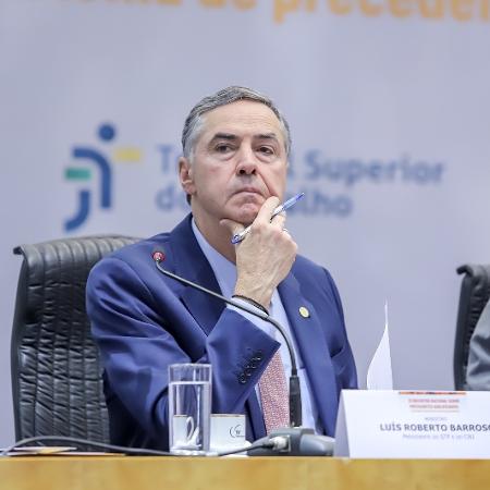 19.set.2024 - Ministro Roberto Barroso em evento no TST