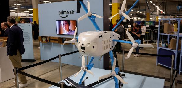 Image for Amazon planeja expandir entregas por drones para cerca de 500 localidades nos EUA