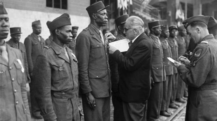 Estima-se que um milhão de soldados africanos tenham lutado ao lado dos Aliados - Getty Images - Getty Images