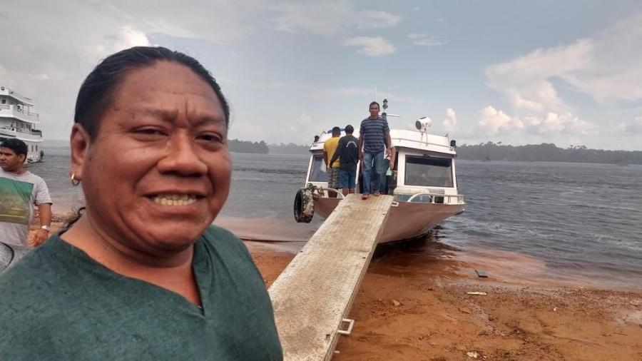 O indígena Aldevan Baniwa, 46, agente de endemias em Manaus (AM), morto com suspeita de Covid-19 em 18 de abril de 2020. - Noemia Ishikawa/Álbum de família